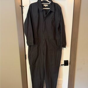 Madewell Navy Utility Jumpsuit